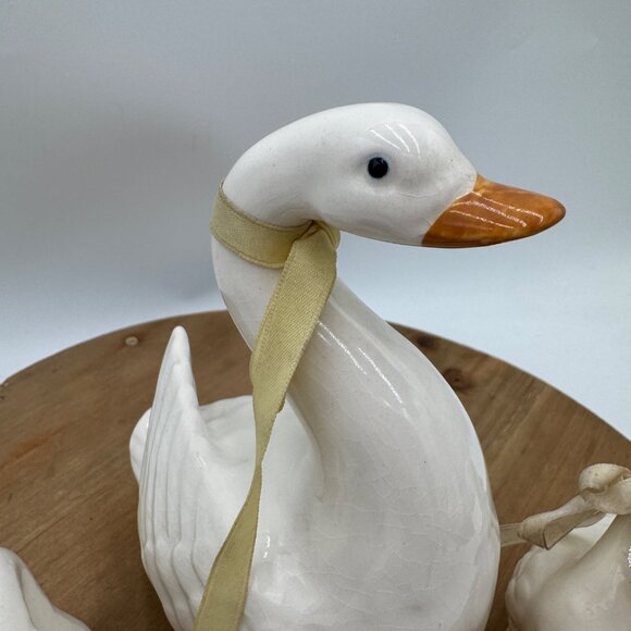 Takahashi San Francisco Geese Family Set of 4 Figurines Made in Japan Vintage f - Picture 3 of 15